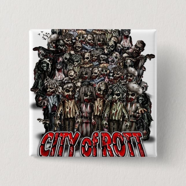 City of Rott Merchandise Button (Front)