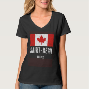 City of Saint Rémi  CANADA Canadian Flag Souvenir T-Shirt