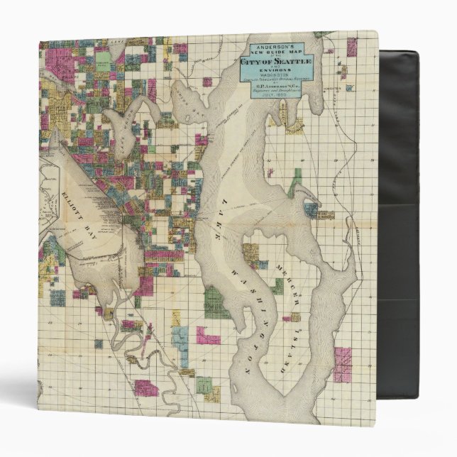 City Of Seattle And Environs Binder (Front/Inside)