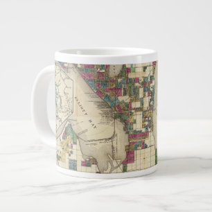 City Of Seattle And Environs Giant Coffee Mug