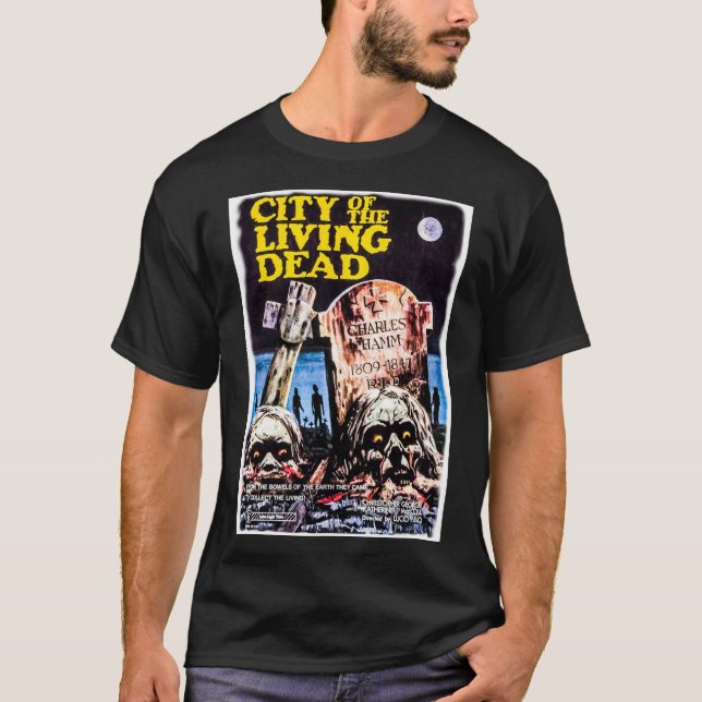 city of the living dead print Classic T-Shirt (Front)