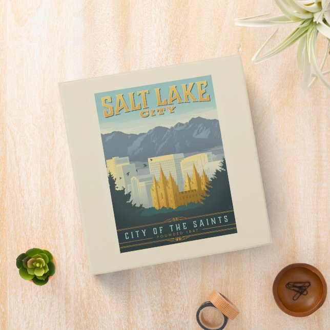 City of the Saints | Salt Lake City, Utah 3 Ring Binder (In Situ)