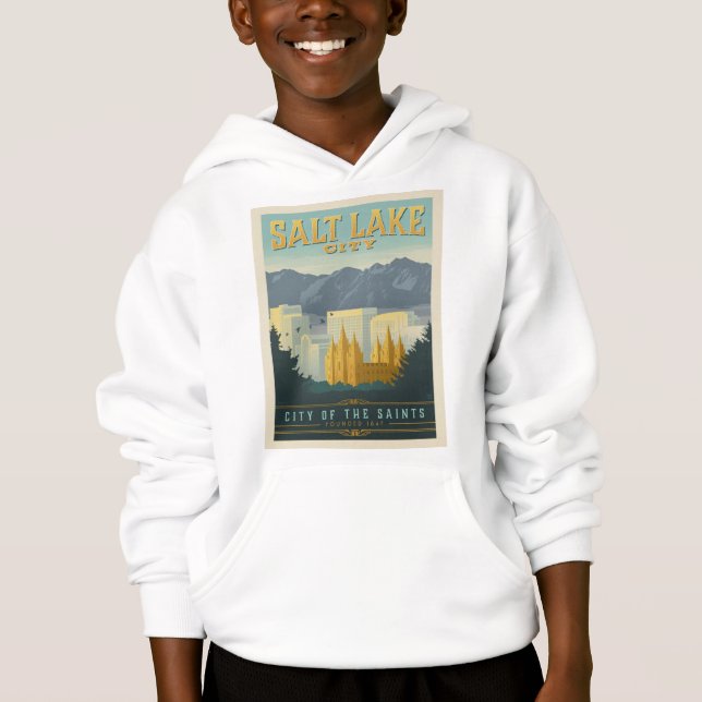 City of the Saints | Salt Lake City, Utah Hoodie (Front)
