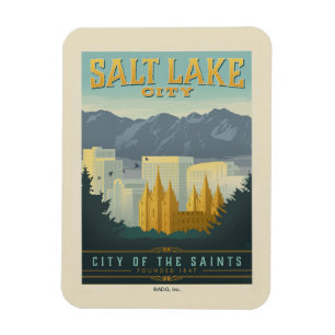 City of the Saints   Salt Lake City, Utah Magnet