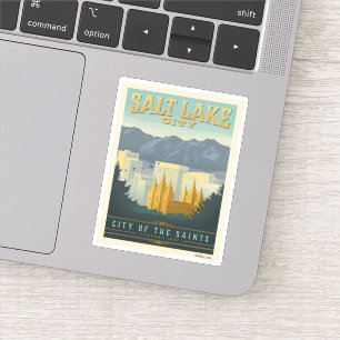 City of the Saints   Salt Lake City, Utah Sticker