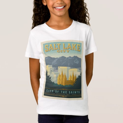 City of the Saints  Salt Lake City Utah T_Shirt