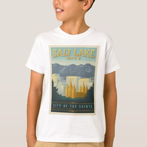 City of the Saints  Salt Lake City Utah T_Shirt