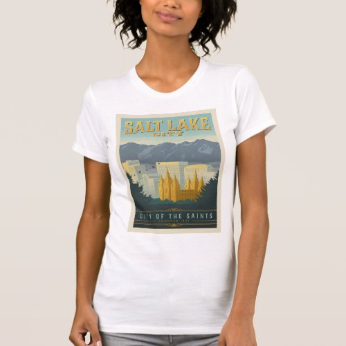 City of the Saints  Salt Lake City Utah T_Shirt