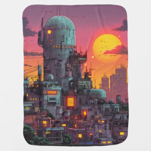 City of Tomorrow Baby Blanket