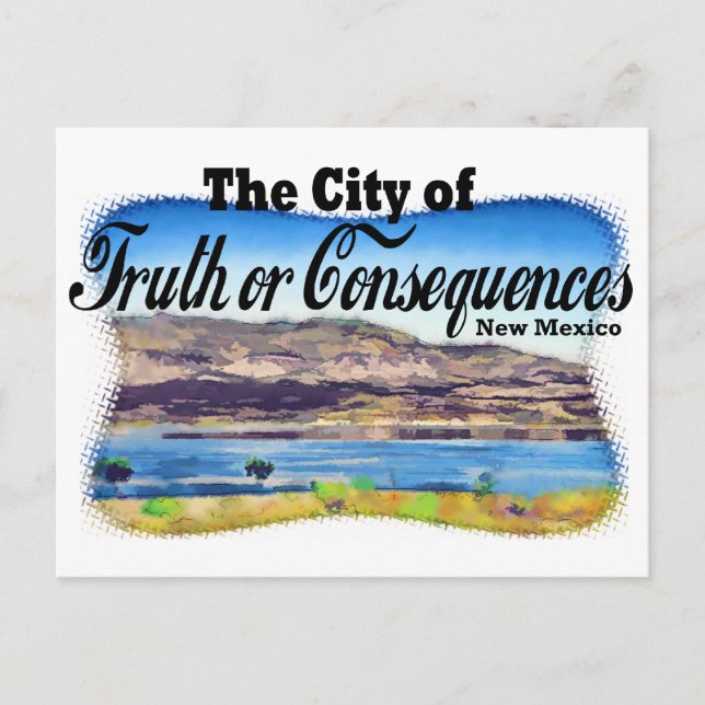 City of Truth or Consequences Postcard (Front)