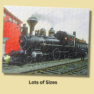 City of Winnipeg Steam Train Engine Jigsaw Puzzle