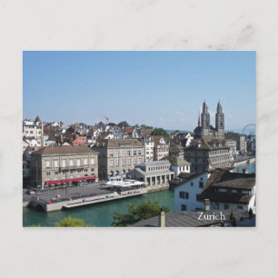 City of Zurich Postcard