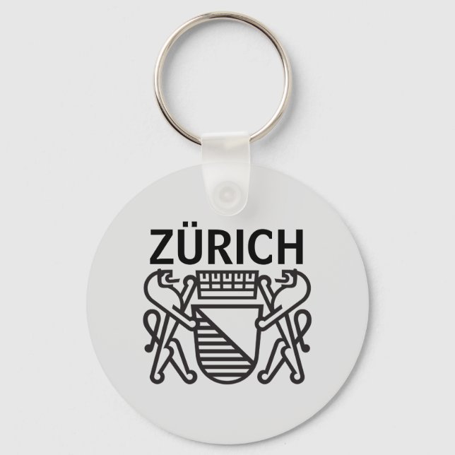 City of Zürich, SWITZERLAND Keychain (Front)