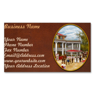 City - OH - The Chester Park Club House 1909 Business Card Magnet