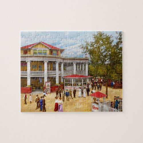 City _ OH _ The Chester Park Club House 1909 Jigsaw Puzzle