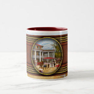 City - OH - The Chester Park Club House 1909 Two-Tone Coffee Mug