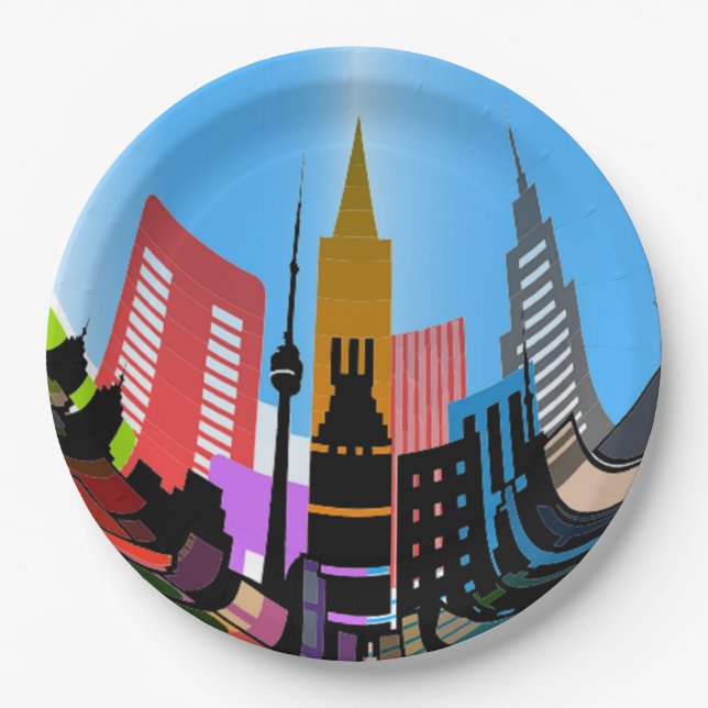 CITY PAPER PLATES (Front)