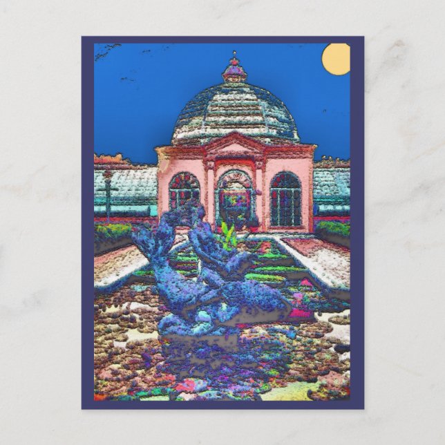 City Park Garden Hot House Postcard (Front)