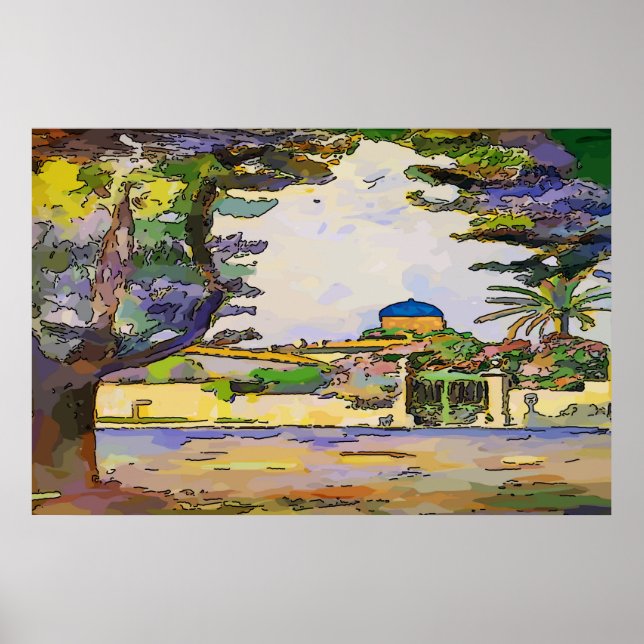 City Park, Gardens, Poster (Front)