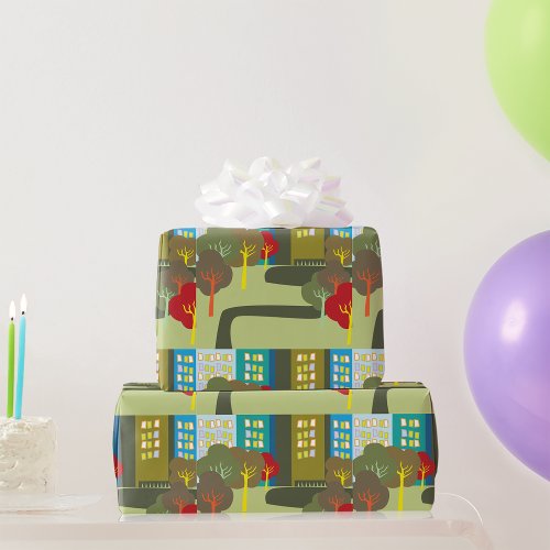 City Park Wrapping Paper
