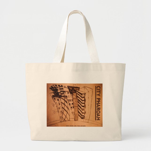 CITY PHAROAH LARGE TOTE BAG (Front)