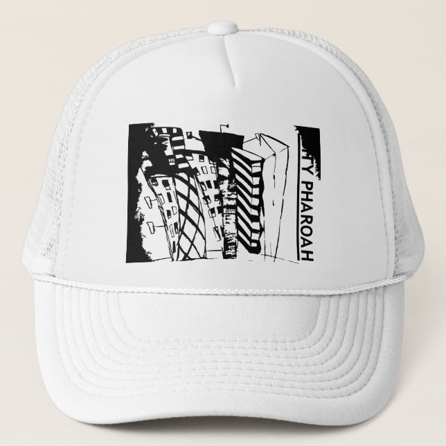 CITY PHAROAH SVG TRUCKER HAT (Front)