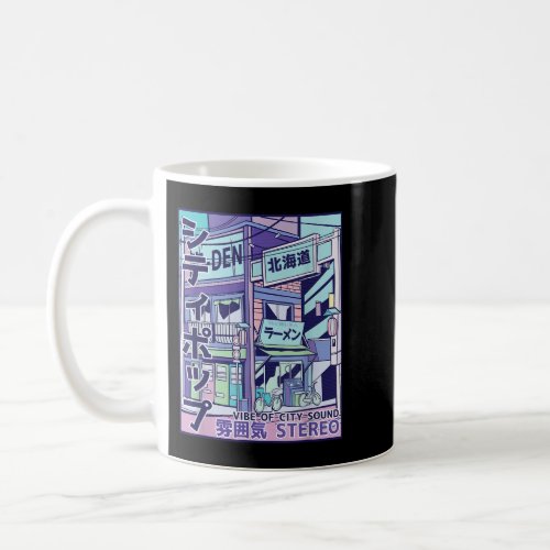 City Pop Aesthetic Vaporwave Style 80s Japanese An Coffee Mug