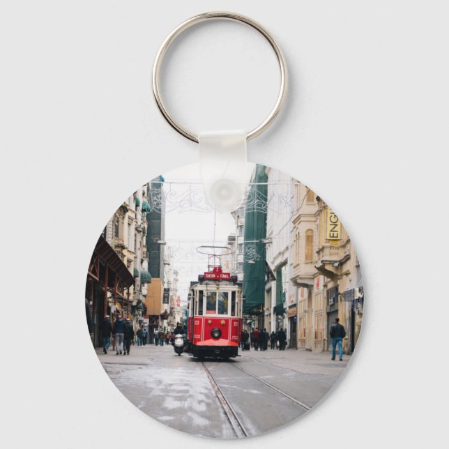 City Rail Car Keychain (Front)