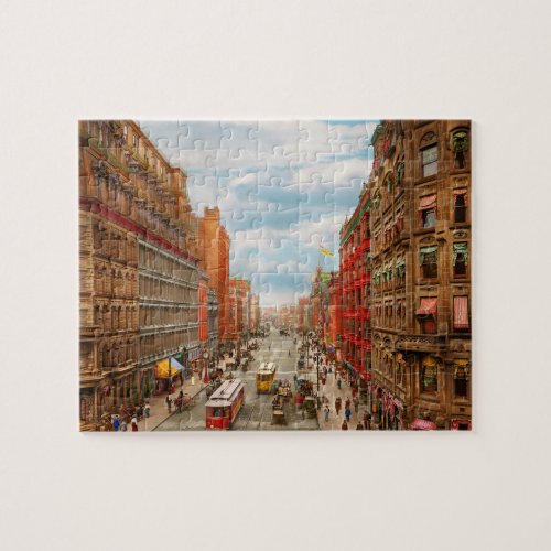 City _ Rochester NY _ Downtown Rochester 1904 Jigsaw Puzzle