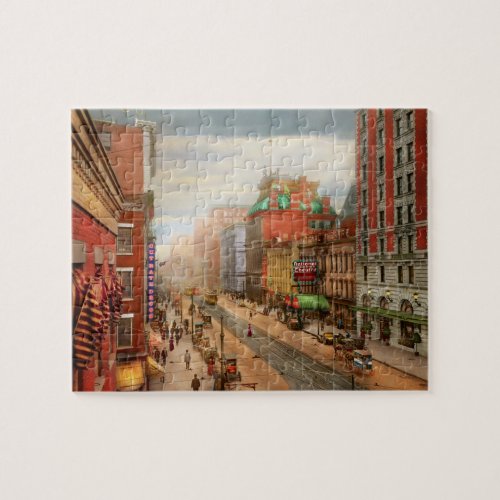 City _ Rochester NY _ National Theatre 1908 Jigsaw Puzzle