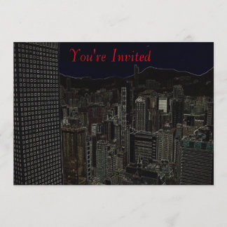 City Rooftop Invitation