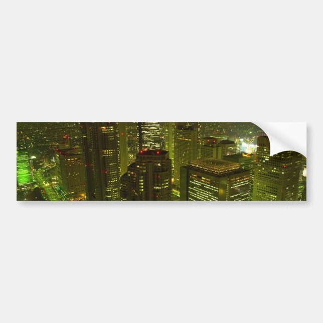 City Scape Bumper Sticker (Front)