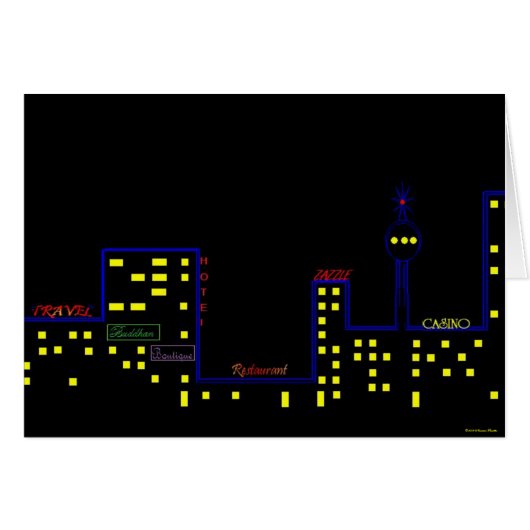 City Scape Card (Front Horizontal)