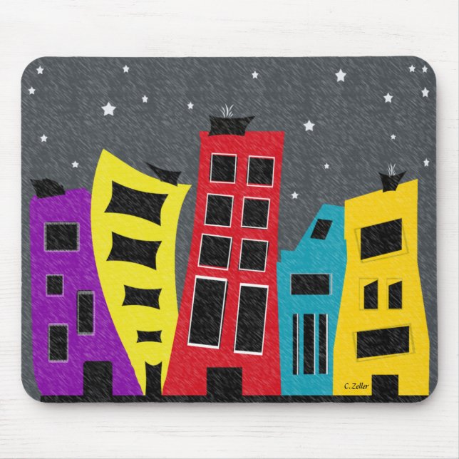 City Scape Dream Mouse Pad (Front)