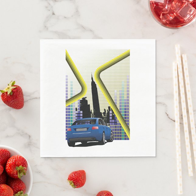 City Scene Paper Napkins (Creator Uploaded)