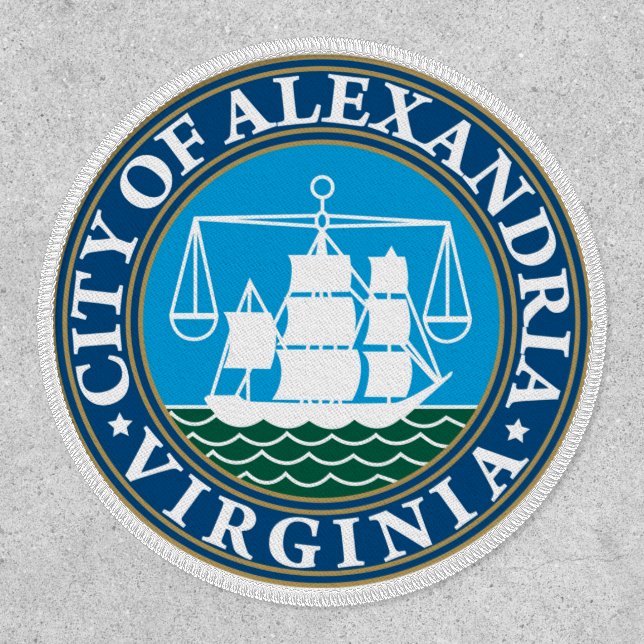 City seal of Alexandria, Virginia Patch (Front)