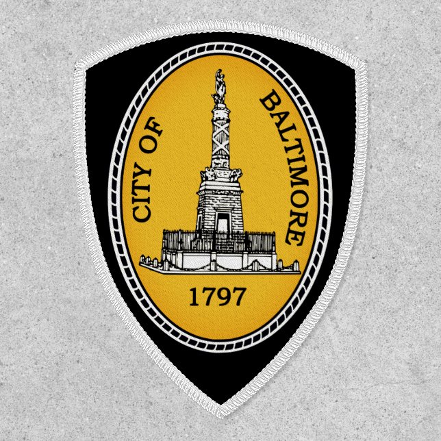 City Seal of Baltimore, Maryland Patch (Front)