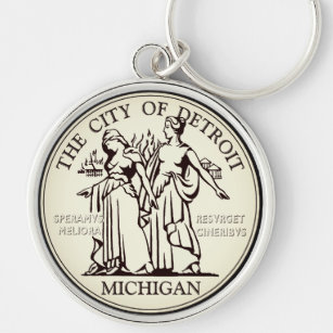 City Seal of Detroit Keychain