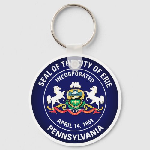 City Seal of Erie Pennsylvania Keychain