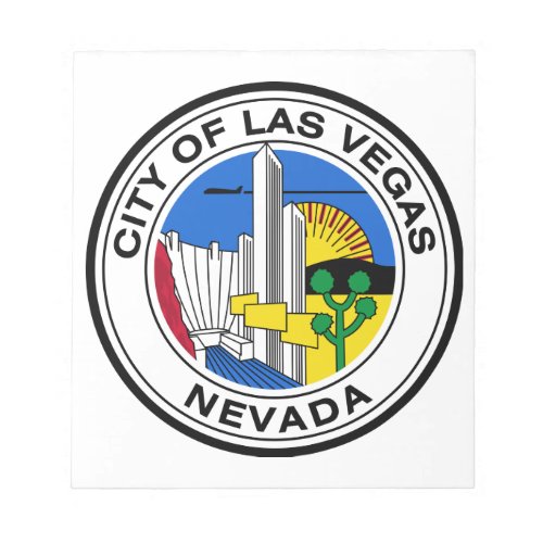 City Seal of Las Vegas Nevada Notepad