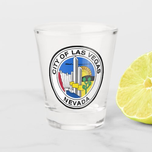 City Seal of Las Vegas Nevada Shot Glass
