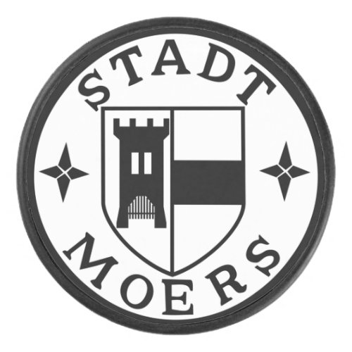 City Seal of Moers Germany Hockey Puck