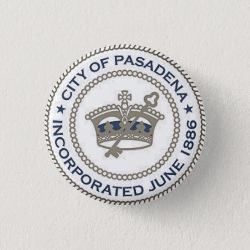 City Seal of Pasadena California Button