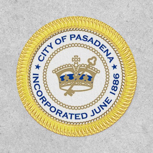 City Seal of Pasadena California Patch