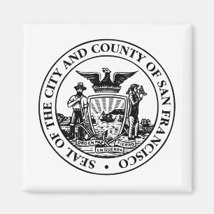 City Seal of San Francisco (California, USA) Magnet