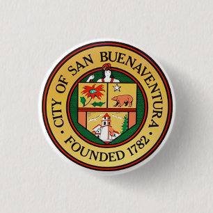 City Seal of Ventura, California Button