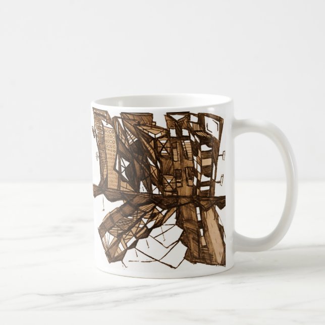 city shadow coffee mug (Right)