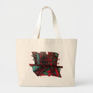 city shadow large tote bag