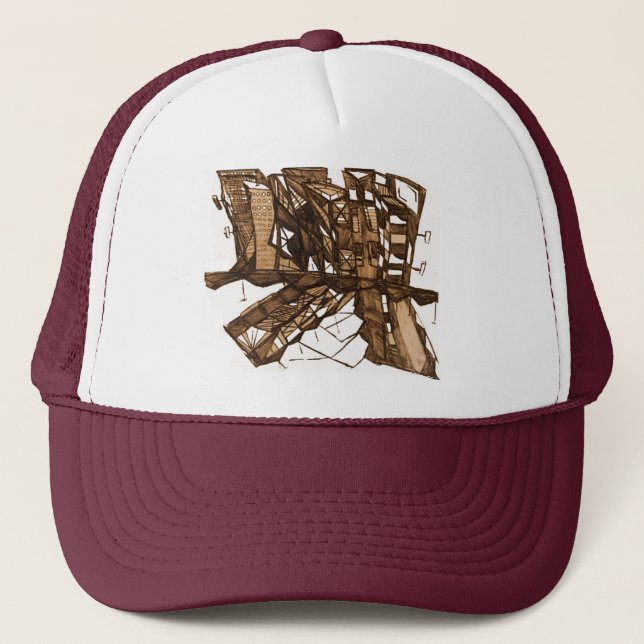 city shadow trucker hat (Front)