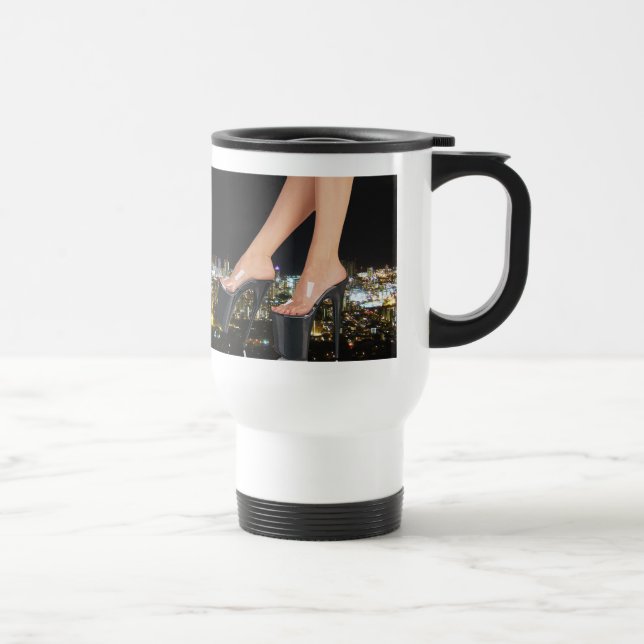 City Shoes - Stiletto Art Travel Mug (Right)
